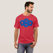 abstract dierlijk gezicht meisje t-shirt (Voorkant volledig)