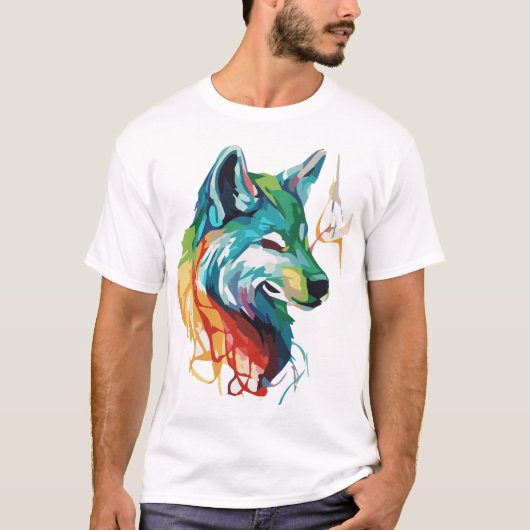 Abstract-dierlijke-digitale-vector-art-11210233-30 T-shirt (Voorkant)