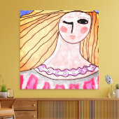 Abstract digitaal doek voor windenergie canvas afdruk (Insitu (Woonkamer))