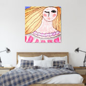 Abstract digitaal doek voor windenergie canvas afdruk (Insitu (Slaapkamer))
