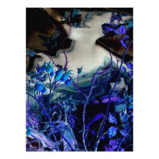 abstract digitaal gewijzigde 'In A Dream'-Rozen Foto Afdruk