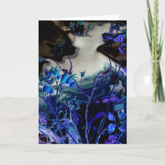 abstract digitaal gewijzigde 'In A Dream'-Rozen Kaart
