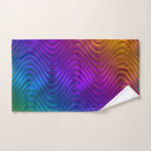 Abstract digitaal golfzuur Psychedelic Design Bad Handdoek (Handdoek)