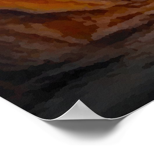 Abstract, Digitaal, Liminalruimte Ontwerp Poster (Hoek)