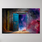 Abstract, Digitaal, Liminalruimte Ontwerp Poster (Voorkant)