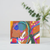 Abstract digitaal onderzoek Briefkaart 3 (Staand voorkant)