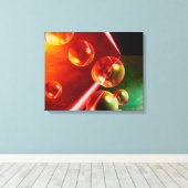 Abstract digitaal ontwerp canvas afdruk (Insitu (Houten vloer))