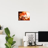 Abstract digitaal ontwerp poster (Thuiskantoor)