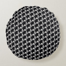 Abstract digitaal patroon 1190 - Ronde PIllow Rond Kussen