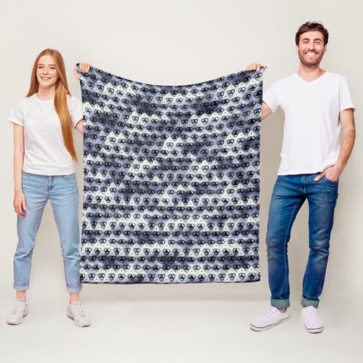 Abstract digitaal patroon 1191 - Fleece Deken (In situ)