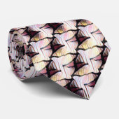 Abstract digitaal patroon 1193 - Mannen Stropdas (Opgerold)