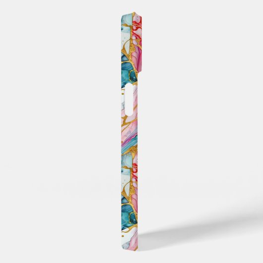 Abstract digitaal patroon 1198 - iPhone Case (Achterkant / Rechts)