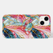 Abstract digitaal patroon 1198 - iPhone Case (Achterkant (horizontaal))