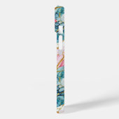 Abstract digitaal patroon 1198 - iPhone Case (Achterkant / Links)
