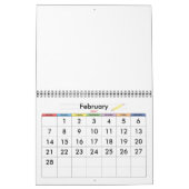 Abstract digitaal patroon 1199 - Kalender 2025 (Feb 2027)