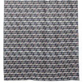 Abstract digitaal patroon 1206 - Douchegordijn (Voorkant)