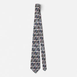 Abstract digitaal patroon 1206 - Mannen Stropdas