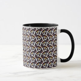 Abstract digitaal patroon 1219 - Koffiemok Mok