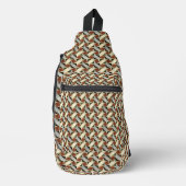 Abstract digitaal patroon 1220 - Schoudertas Sling Bag (Voorkant)