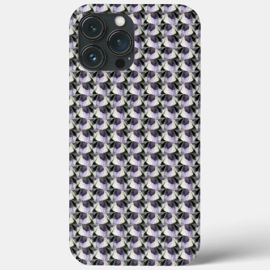 Abstract digitaal patroon 1222 - Iphone Hoesje (Achterkant)