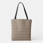 Abstract digitaal patroonontwerp 1220 - Boodschapp Tote Bag (Achterkant)