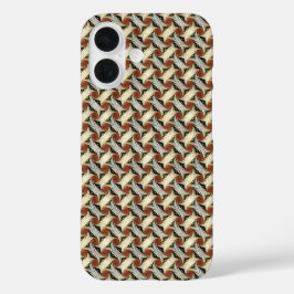 Abstract digitaal patroonontwerp 1220 - Iphone Hoe 16 Hoesje