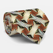 Abstract digitaal patroonontwerp 1220 - Mannen Str Stropdas (Opgerold)
