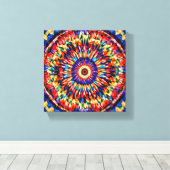 Abstract digitaal schilderdoek canvas afdruk (Insitu (Houten vloer))