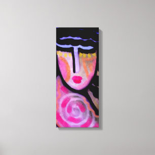Abstract digitaal schilderen zonder titel van een canvas afdruk