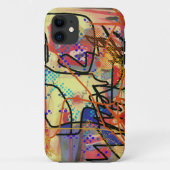 abstract digitaal schilderij Case-Mate iPhone case (Achterkant)