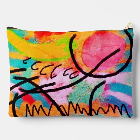 Abstract digitaal schilderij etui (Achterkant)