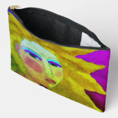 Abstract digitaal schilderij van een vrouw etui (Open)