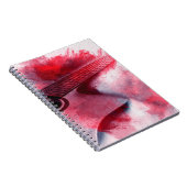 Abstract digitaal schilderij van gitarart, abstrac notitieboek (Rechterzijde)