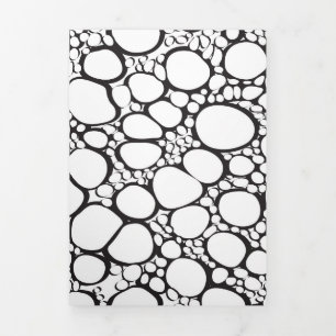 Abstract digitaal werk 10 drieluik wenskaart