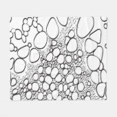 Abstract digitaal werk 10 fleece deken (Voorkant (Horizontaal))