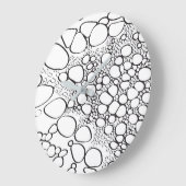 Abstract digitaal werk 10 grote klok (Hoek)