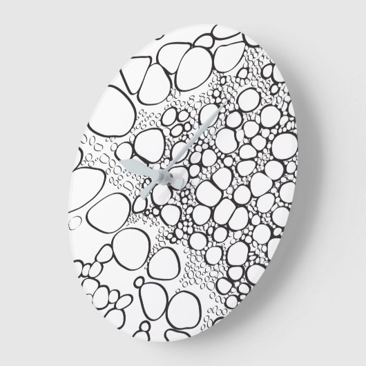 Abstract digitaal werk 10 grote klok (Hoek)