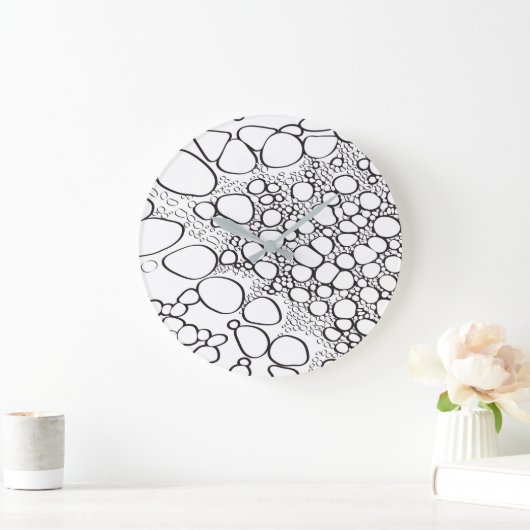 Abstract digitaal werk 10 grote klok (Huis)