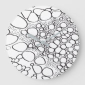 Abstract digitaal werk 10 grote klok (Voorkant)