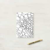 Abstract digitaal werk 10 post-it® notes (Op bureau)