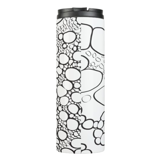 Abstract digitaal werk 10 thermosbeker (Achterkant)