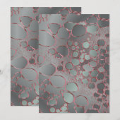 Abstract digitaal werk 3 bedankkaart (Voorkant / Achterkant)
