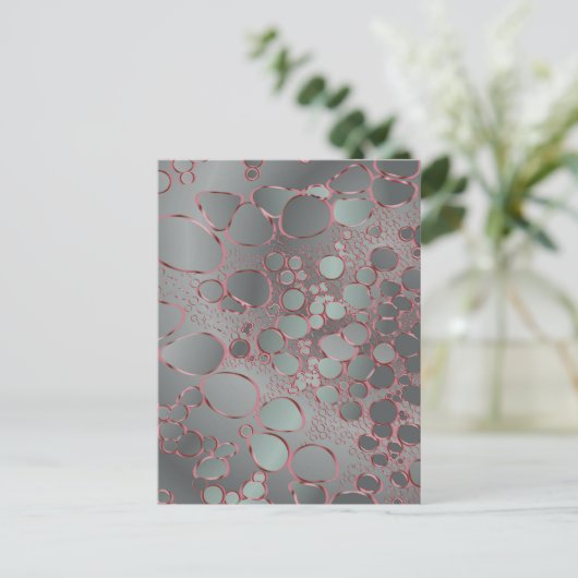 Abstract digitaal werk 3 briefkaart (Staand voorkant)