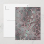 Abstract digitaal werk 3 feestdagenkaart (Voorkant / Achterkant)