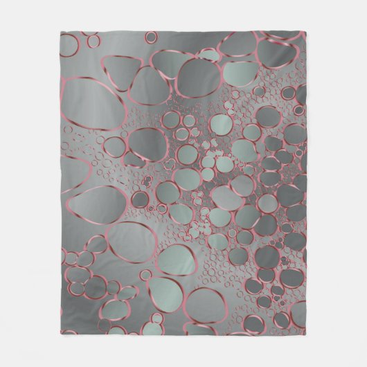 Abstract digitaal werk 3 fleece deken (Voorkant)