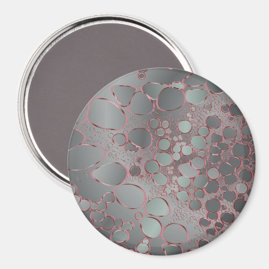 Abstract digitaal werk 3 magneet (Voorkant / Achterkant)