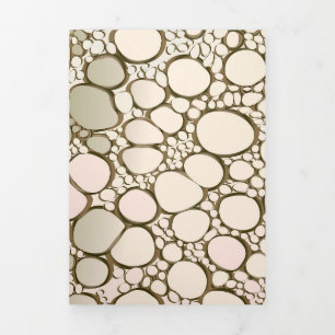 Abstract digitaal werk 5 drieluik wenskaart