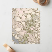 Abstract digitaal werk 5 notitiekaartje (Voorkant / Achterkant in situ)