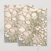 Abstract digitaal werk 5 notitiekaartje (Voorkant / Achterkant)