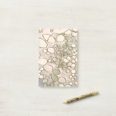 Abstract digitaal werk 5 post-it® notes (Op bureau)